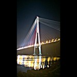  Отдых на о.Русском Приморский край, фото  мой  любимый  мост на  островрусский  владивосток  приморье  ночь  фонарики  от