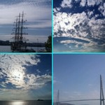  Отдых на о.Русском Приморский край, фото  Vl  Vladivostok  clouds  fairweather  sky  Владивосток  Амурскийзалив  Русскийо